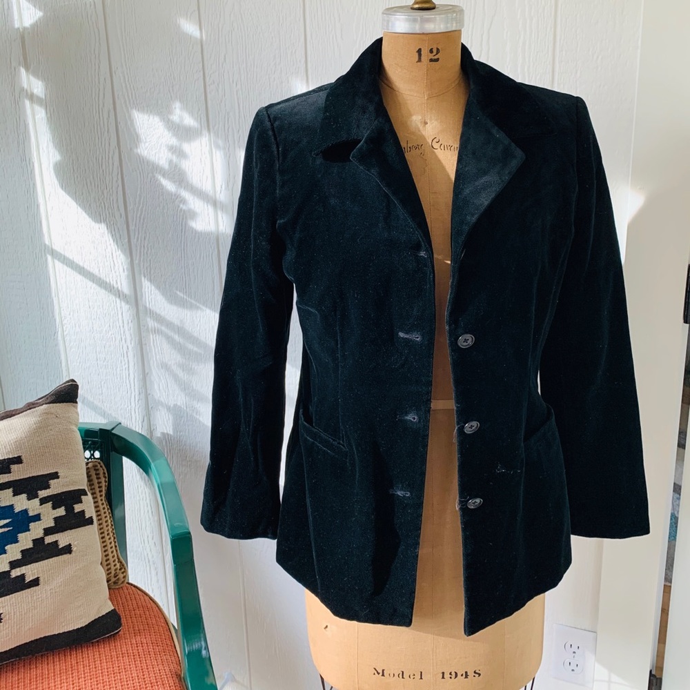 ✨Vintage GAP Velour Blazer✨
